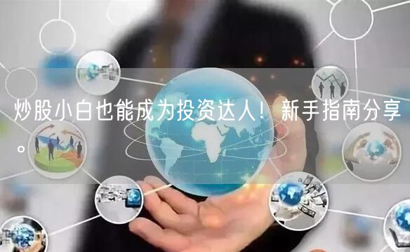 炒股小白也能成为投资达人！新手指南分享。