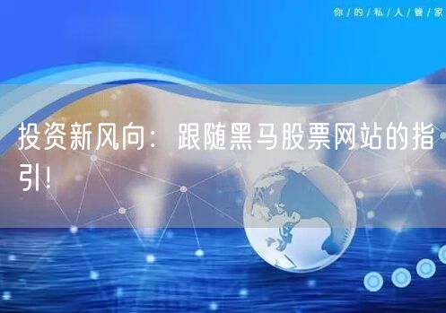 投资新风向:跟随黑马股票网站的指引!