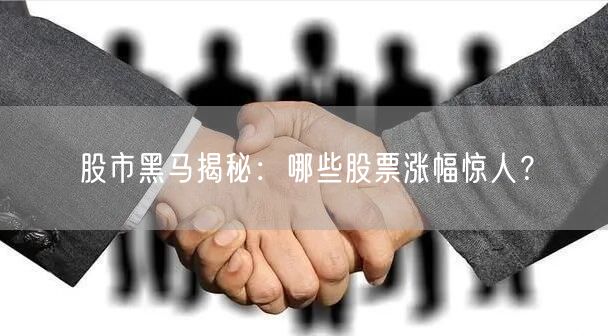 股市黑马揭秘:哪些股票涨幅惊人?
