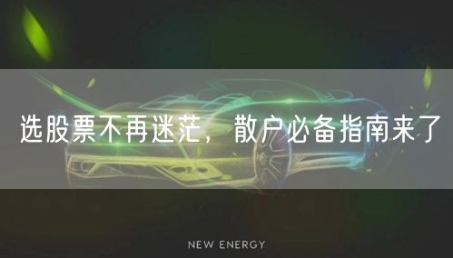 选股票不再迷茫,散户必备指南来了