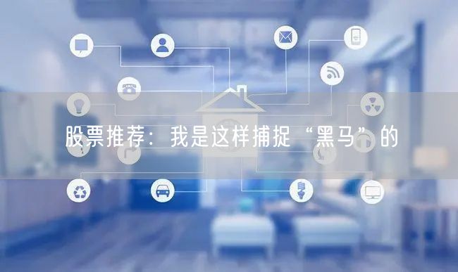 股票推荐:我是这样捕捉“黑马”的